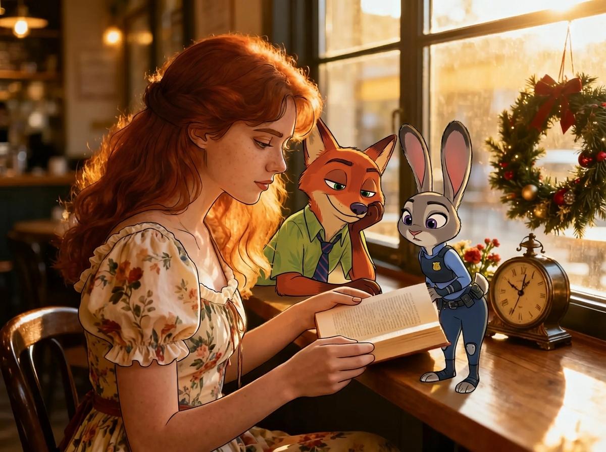 Photo with Judy and Nick - Generated Result