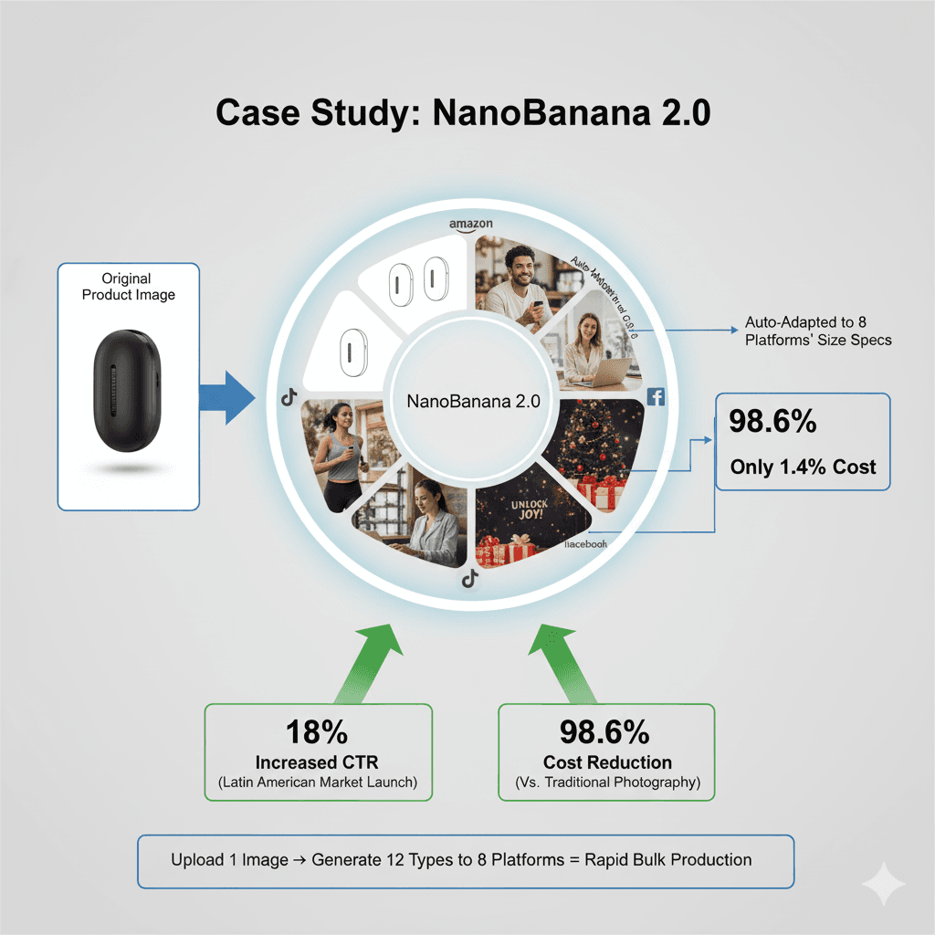 E-commerce marketing materials generated by Nano Banana 2.0