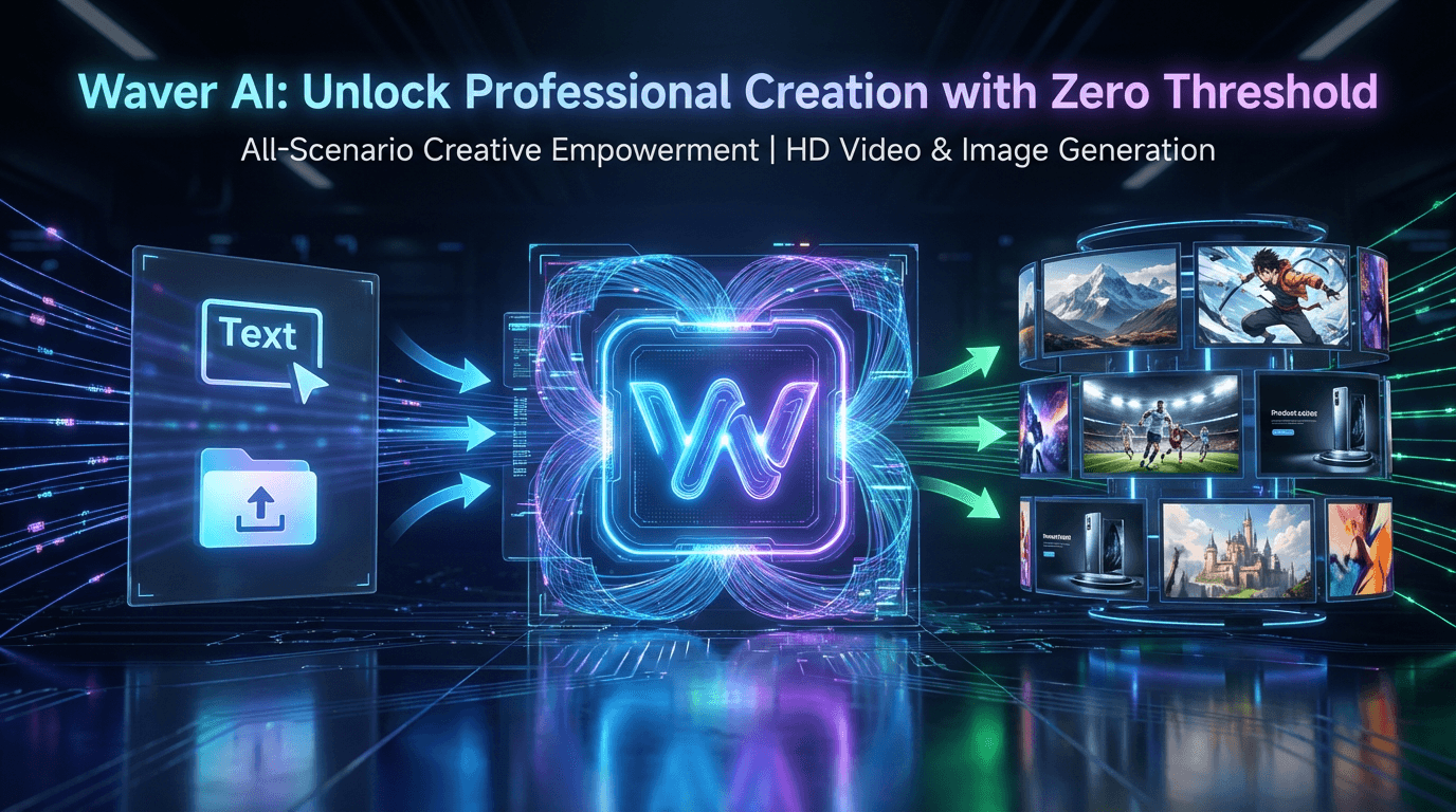 Break Barriers: Waver AI Empowers Pro-Level Creativity, Across All Scenarios